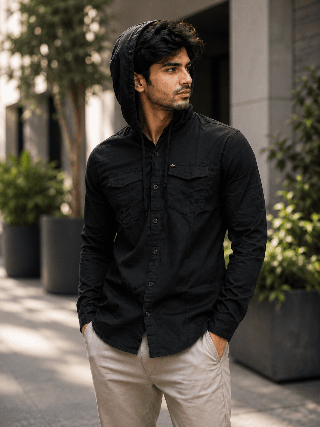 BLACK CAP SHIRT